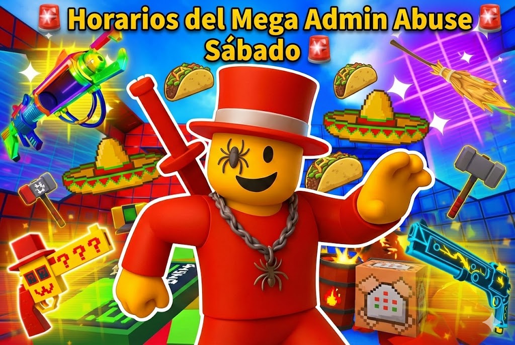 🚨 Horarios del Mega Admin Abuse Sábado: ¡Lista oficial y confirmada! 🚨